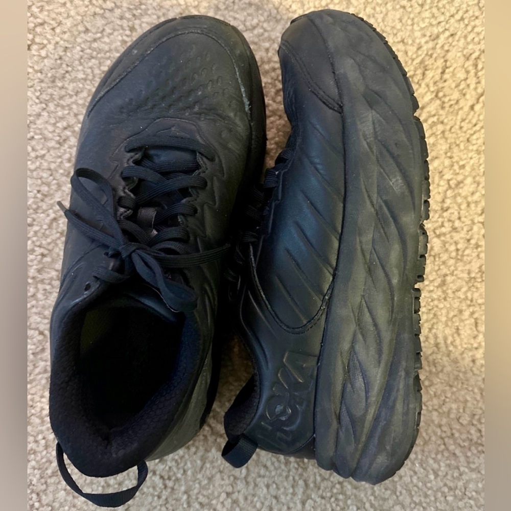 Hoka One One Bondi SR Black Men’s Size 8.5 | Oil & Slip Resistant